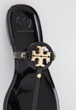 Tory Burch Mini Miller Flat Thong - Pool Shoes - Perfect Black -Tory Burch 55d02e02c4a640b0ba8219c068eae497