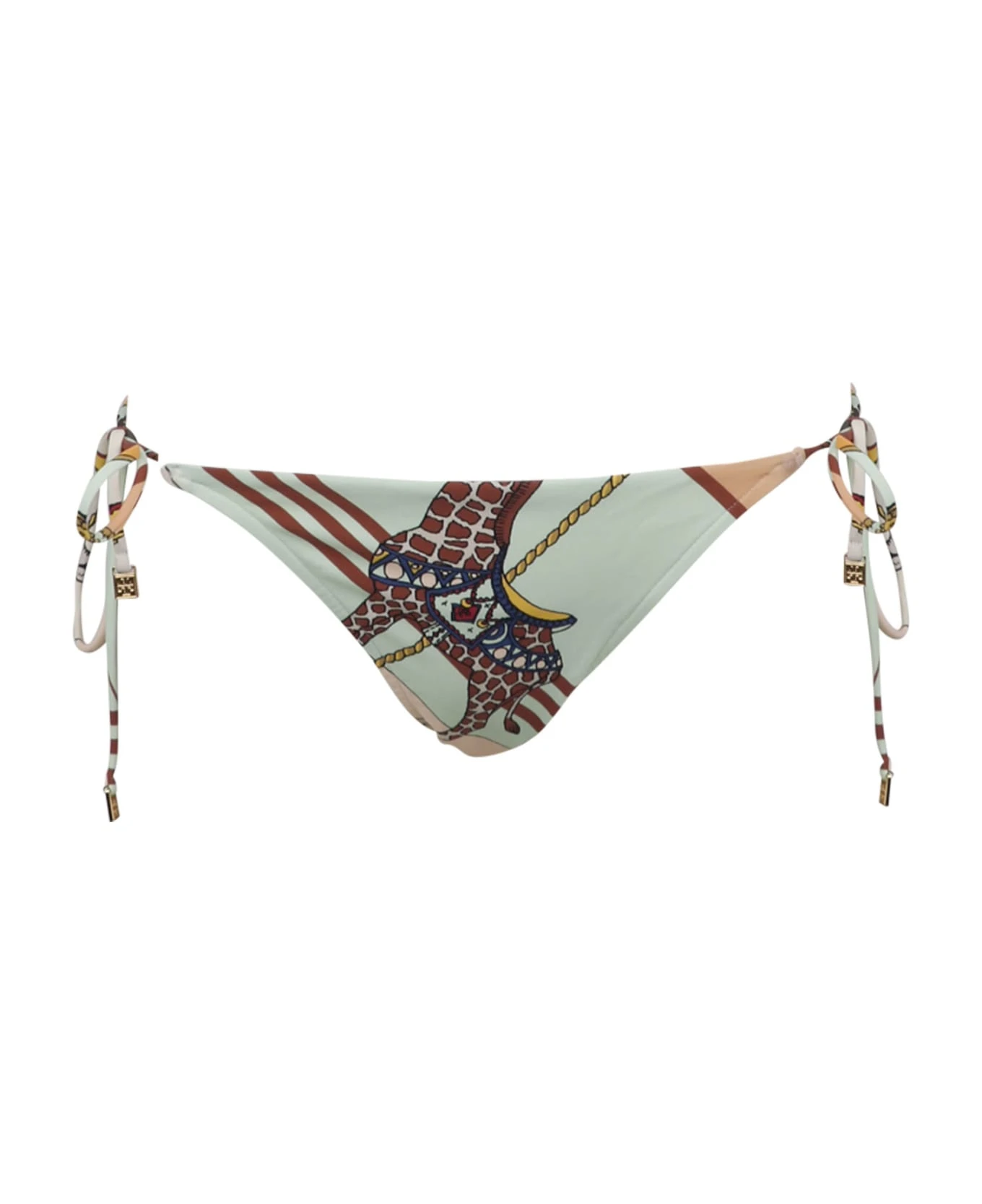 Tory Burch Abstract-print Side-tie Bikini Bottoms 1 Tory Burch Abstract-print Side-tie Bikini Bottoms