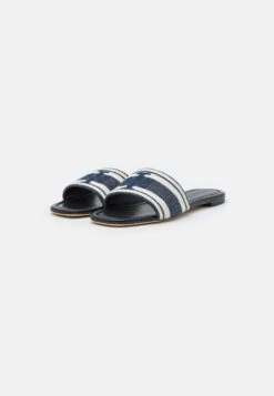 Tory Burch Logo Jacquard Slide - Mules 9 Tory Burch Logo Jacquard Slide - Mules -Tory Burch 55f6ff5b39dd4c808eafb9093f402d5d