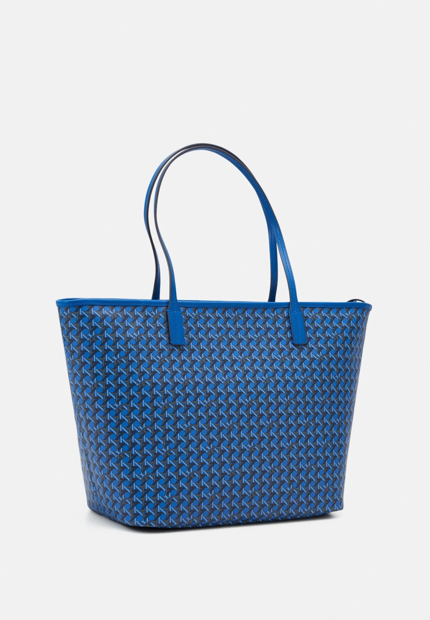 Tory Burch Basketweave Tote Set - Handbag - Blue 2 Tory Burch Basketweave Tote Set - Handbag - Blue - Image 2