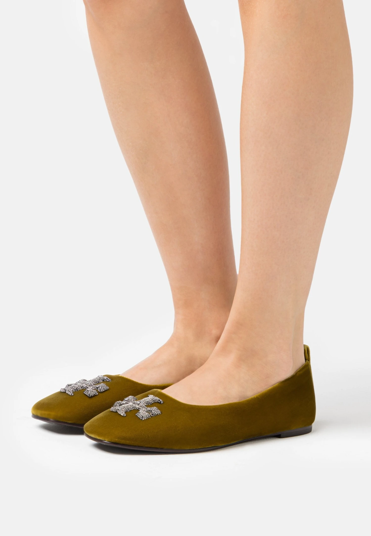 Tory Burch Eleanor Pave Ballet - Ballet Pumps - Pumpkin Seed 1 Tory Burch Eleanor Pave Ballet - Ballet Pumps - Pumpkin Seed
