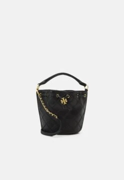 Tory Burch Fleming Soft Bucket Bag - Across Body Bag - Black
