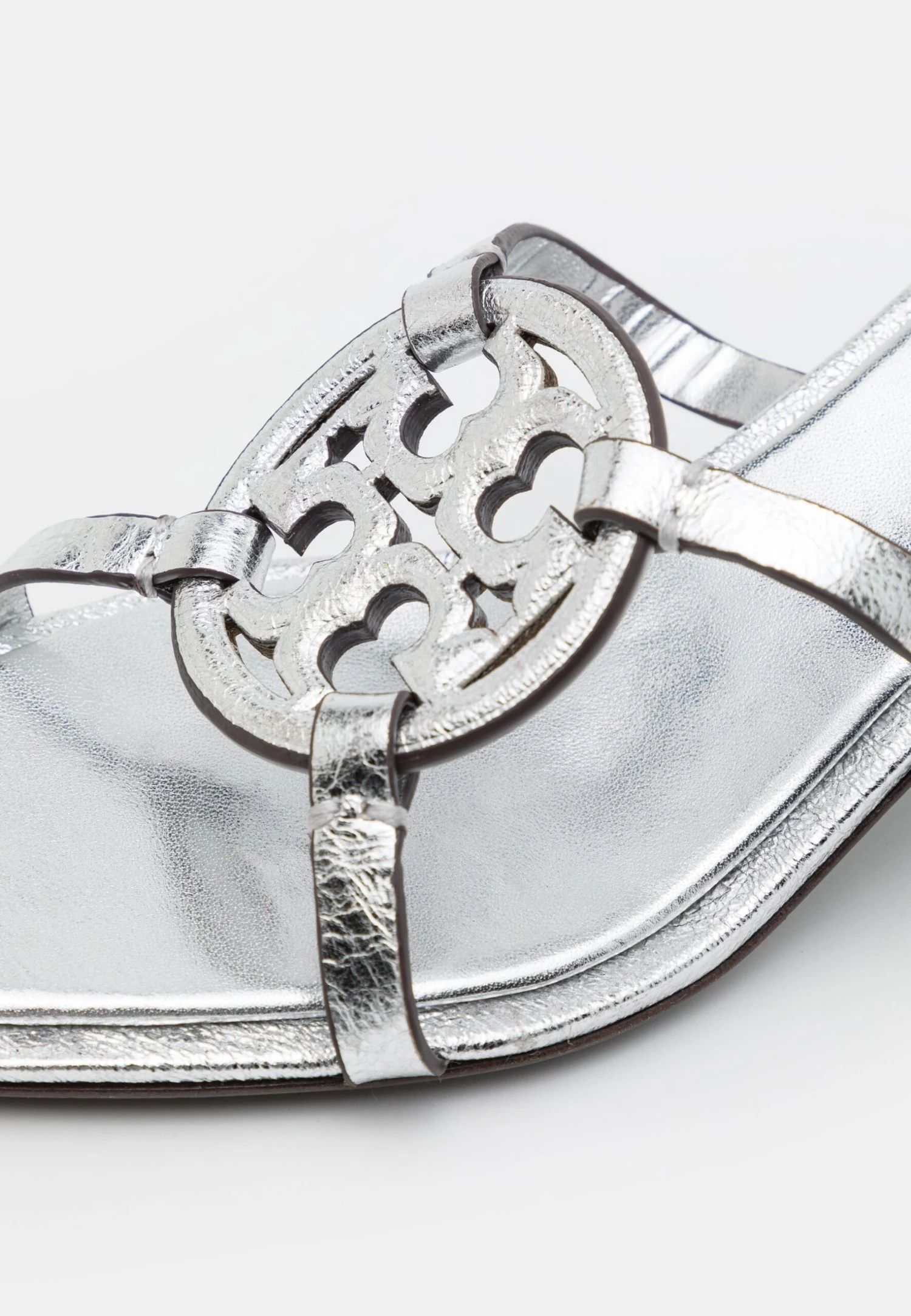 Tory Burch Geo Miller Low Heel - Heeled Mules - Silver 7 Tory Burch Geo Miller Low Heel - Heeled Mules - Silver - Image 7