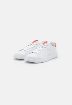 Tory Burch Logo Howell Court - Trainers - White/Desert Flower Orange -Tory Burch 5ee60105c18b4a67902108252a9e0cb4