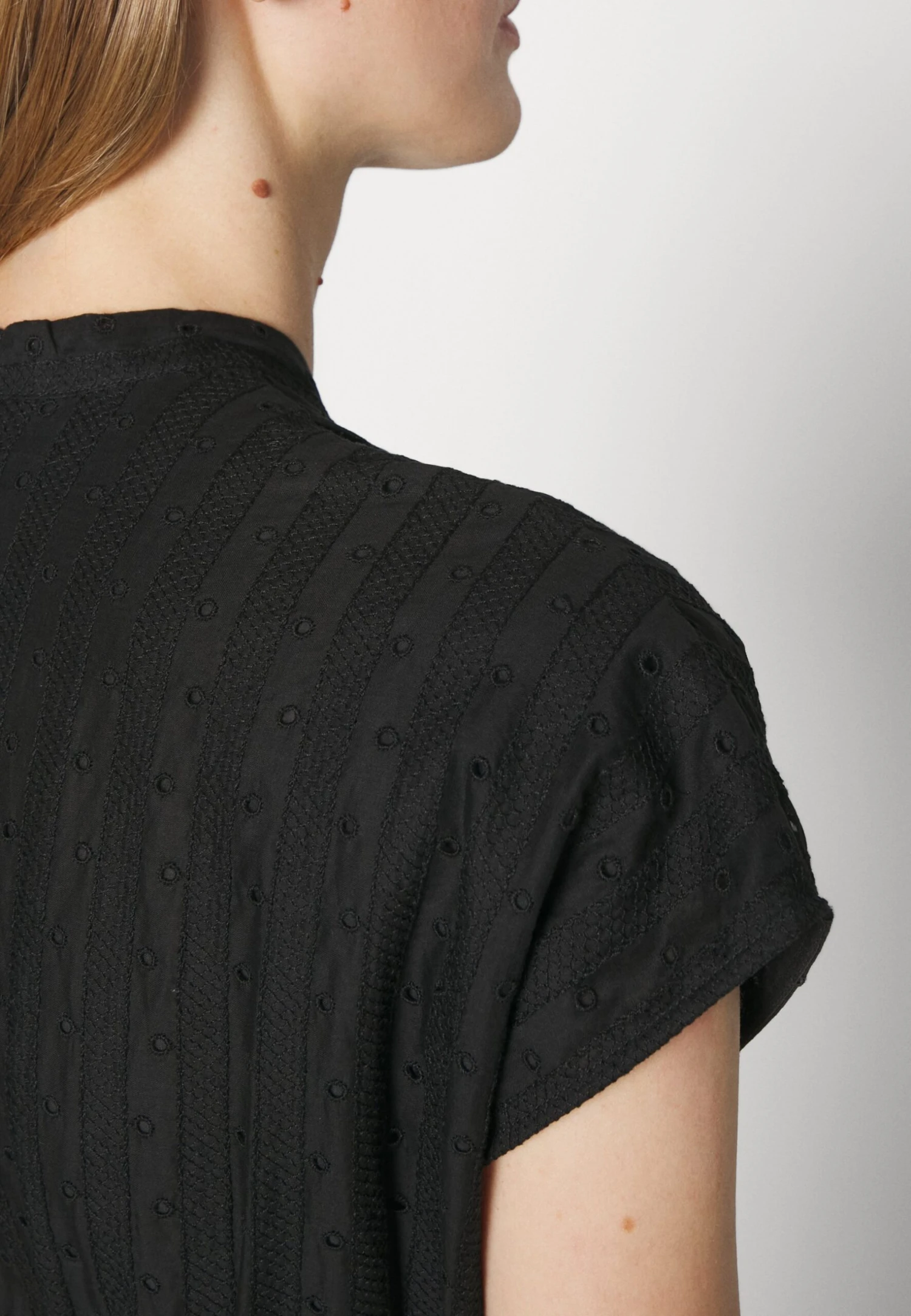 Tory Burch Eyelet- Day Dress - Black 7 Tory Burch Eyelet- Day Dress - Black - Image 7