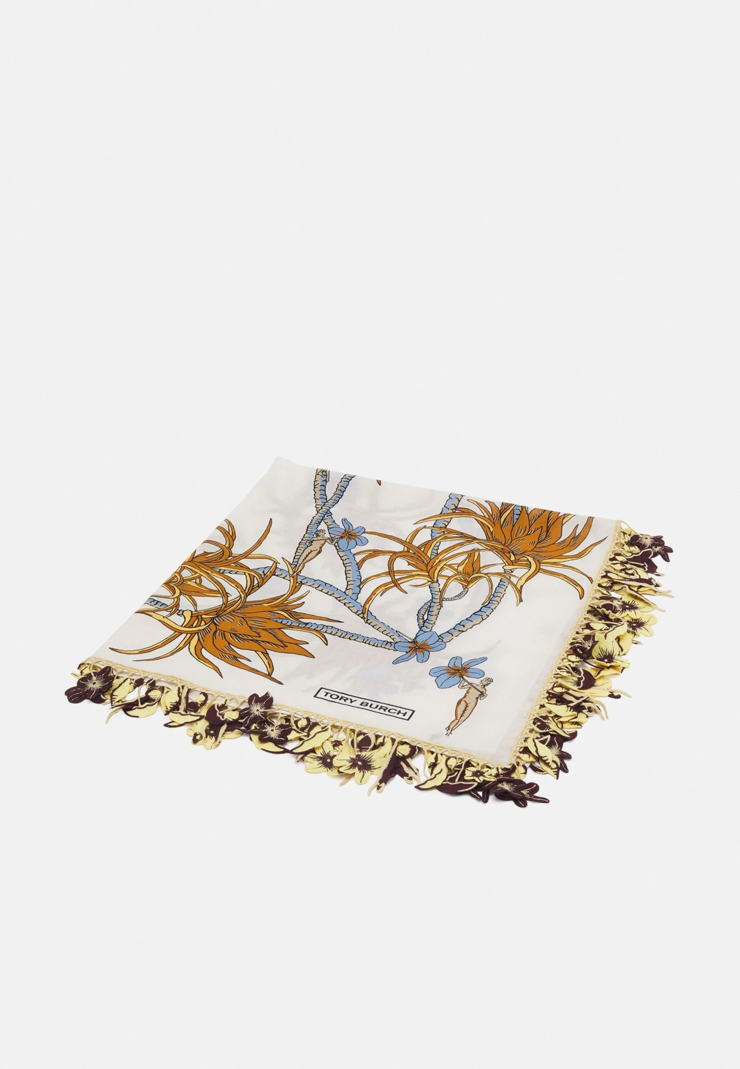 Tory Burch Climbing Palms Square - Foulard - French Cream 2 Tory Burch Climbing Palms Square - Foulard - French Cream - Image 2