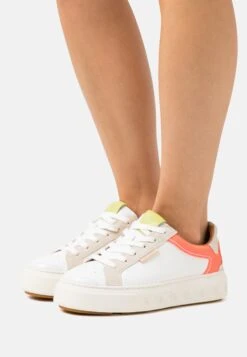 Tory Burch Ladybug- Trainers - White Candido/Frost/Rojo Fluor
