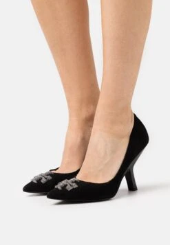 Tory Burch Eleanor Pave- Classic Heels - Black