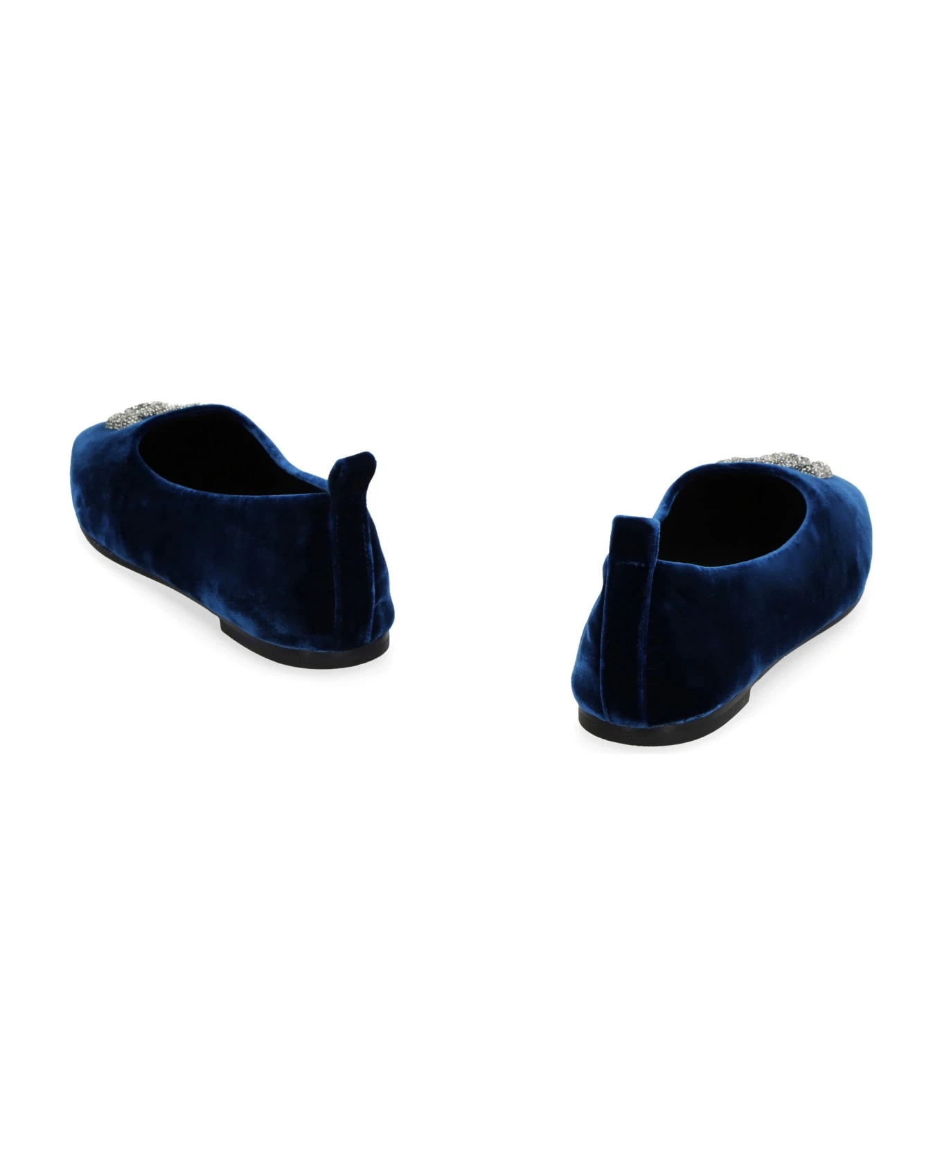 Tory Burch Eleanor Velvet Ballet Flats 4 Tory Burch Eleanor Velvet Ballet Flats - Image 4