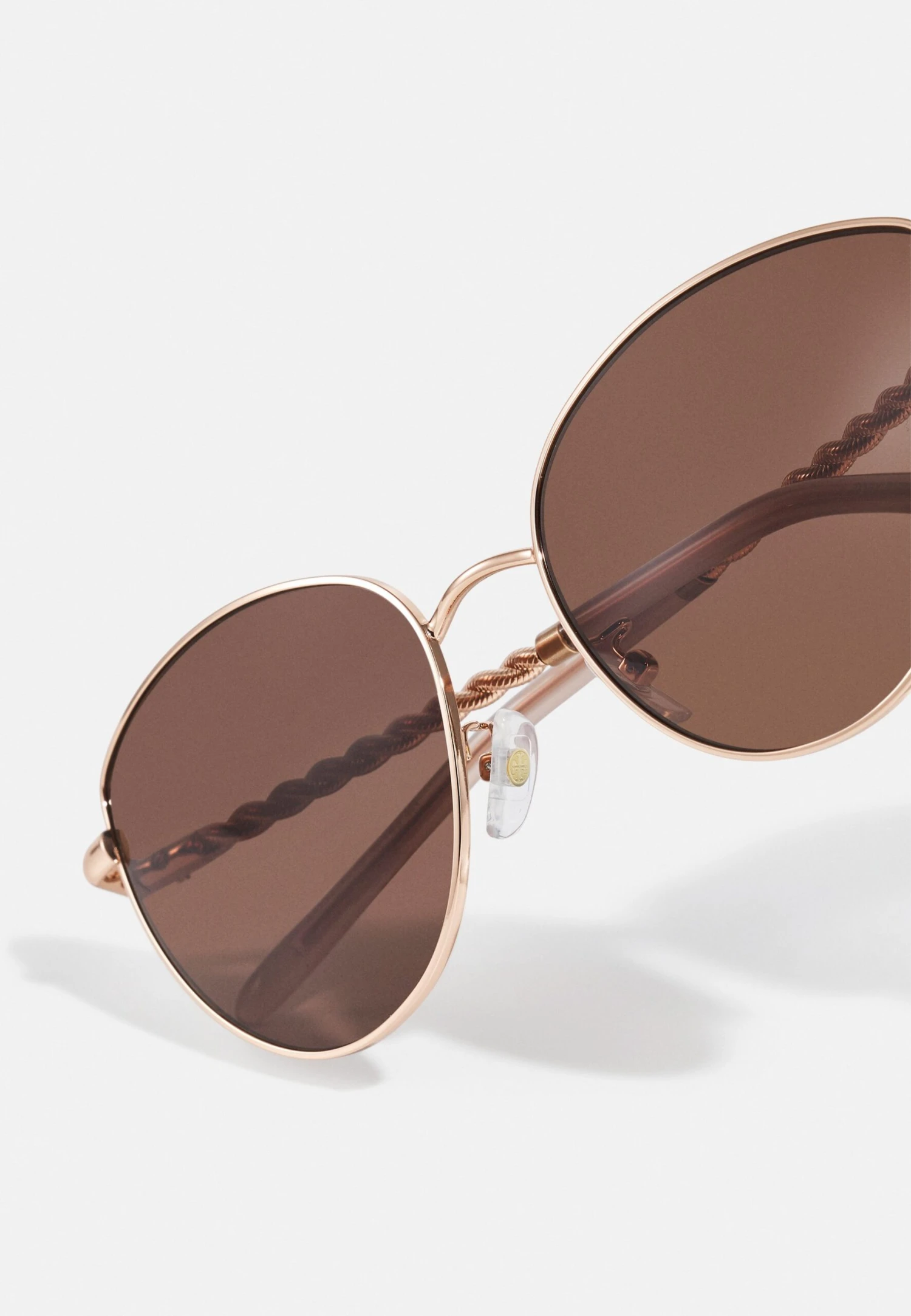 Tory Burch Sunglasses - Shiny Rose Gold-Coloured 5 Tory Burch Sunglasses - Shiny Rose Gold-Coloured - Image 5