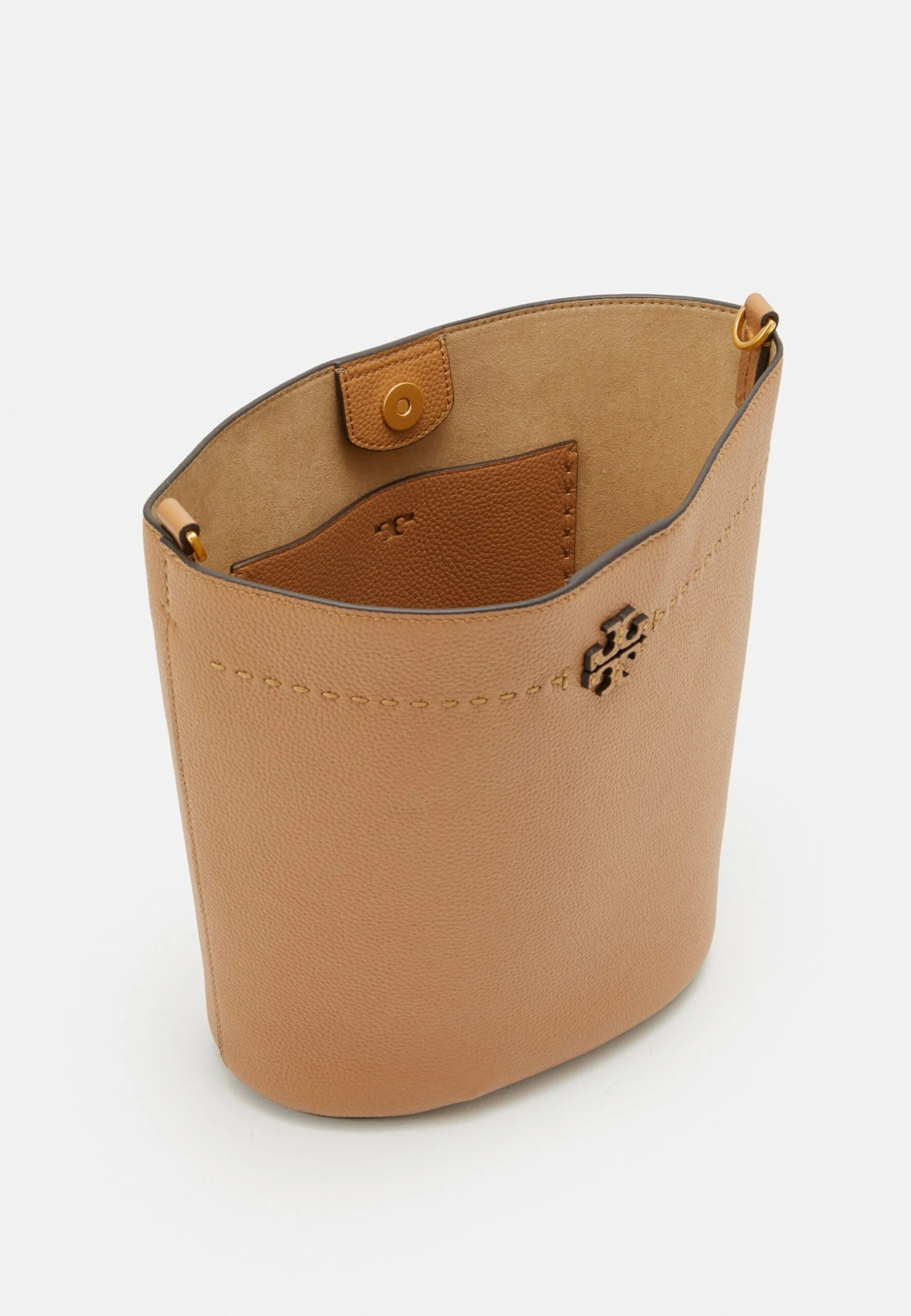 Tory Burch Mcgraw Bucket Bag - Handbag - Tiramisu 3 Tory Burch Mcgraw Bucket Bag - Handbag - Tiramisu - Image 3