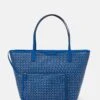 Tory Burch Basketweave Tote Set - Handbag - Blue