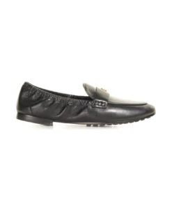 Tory Burch Leather Loafer With Logo