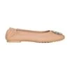 Tory Burch Logo Leather Ballet Flats
