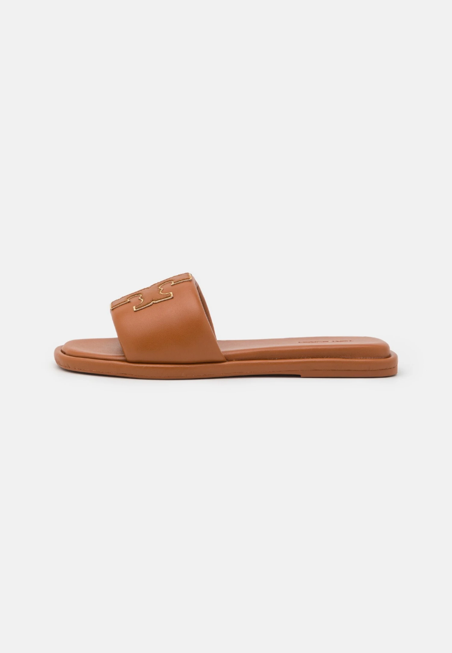 Tory Burch Double T Sport Slide - Mules - Miele/Gold 2 Tory Burch Double T Sport Slide - Mules - Miele/Gold - Image 2