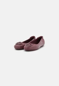 Tory Burch Minnie Travel Ballet - Ballet Pumps - Vintage Eggplant 9 Tory Burch Minnie Travel Ballet - Ballet Pumps - Vintage Eggplant -Tory Burch 6d9e4f728ecf4a809d0122a4cebb5da8