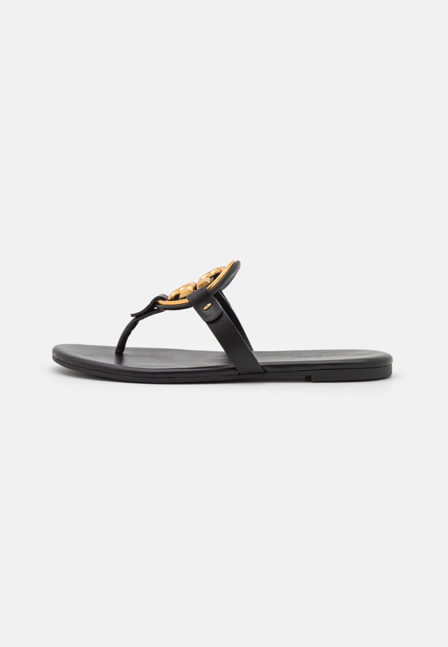 Tory Burch Metal Miller Soft - T-Bar Sandals - Perfect Black 2 Tory Burch Metal Miller Soft - T-Bar Sandals - Perfect Black - Image 2