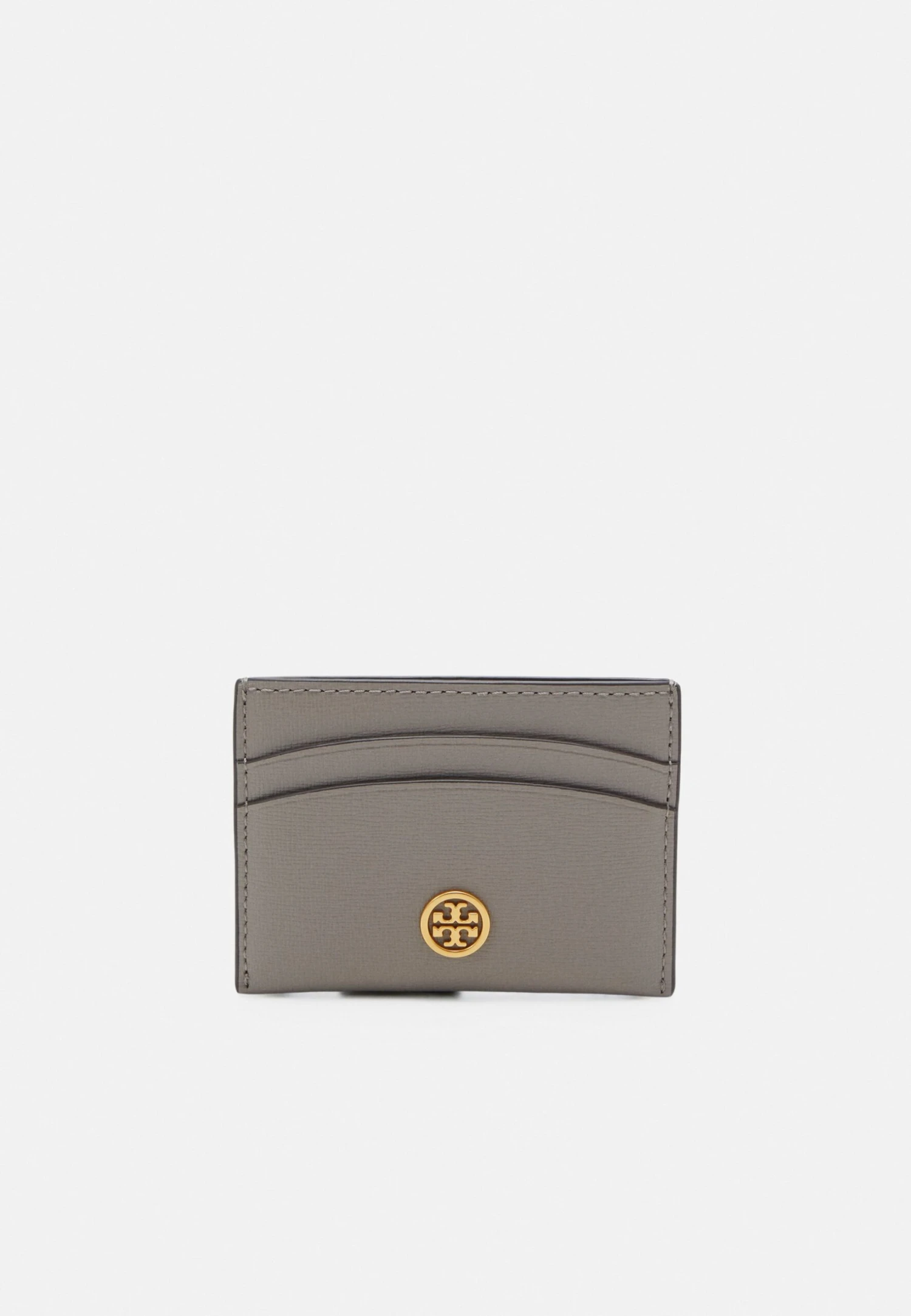 Tory Burch Robinson Card Case - Business Card Holder - Gray Heron 1 Tory Burch Robinson Card Case - Business Card Holder - Gray Heron