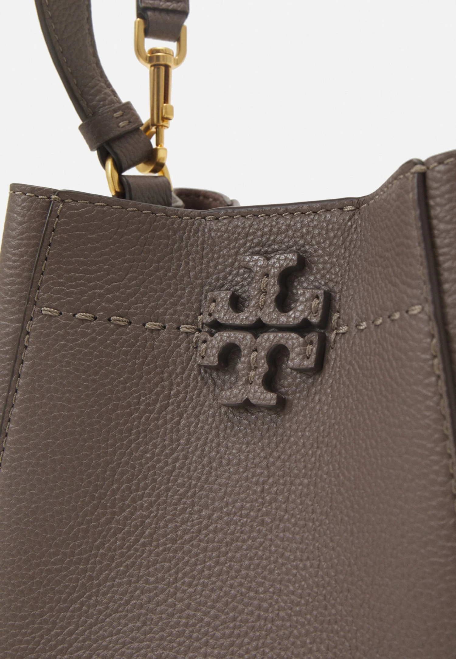 Tory Burch Small Bucket Bag - Handbag - Silver Maple 5 Tory Burch Small Bucket Bag - Handbag - Silver Maple - Image 5