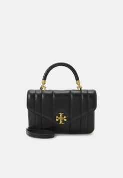 Tory Burch Kira Top Handle Chain - Across Body Bag - Black