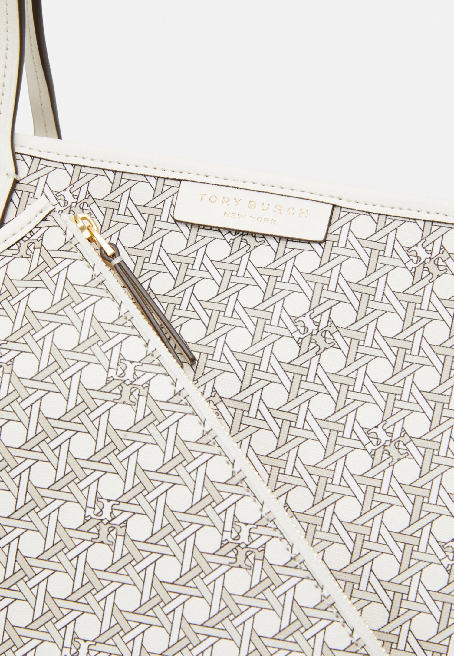 Tory Burch Basketweave Tote Set - Handbag - Offwhite 5 Tory Burch Basketweave Tote Set - Handbag - Offwhite - Image 5