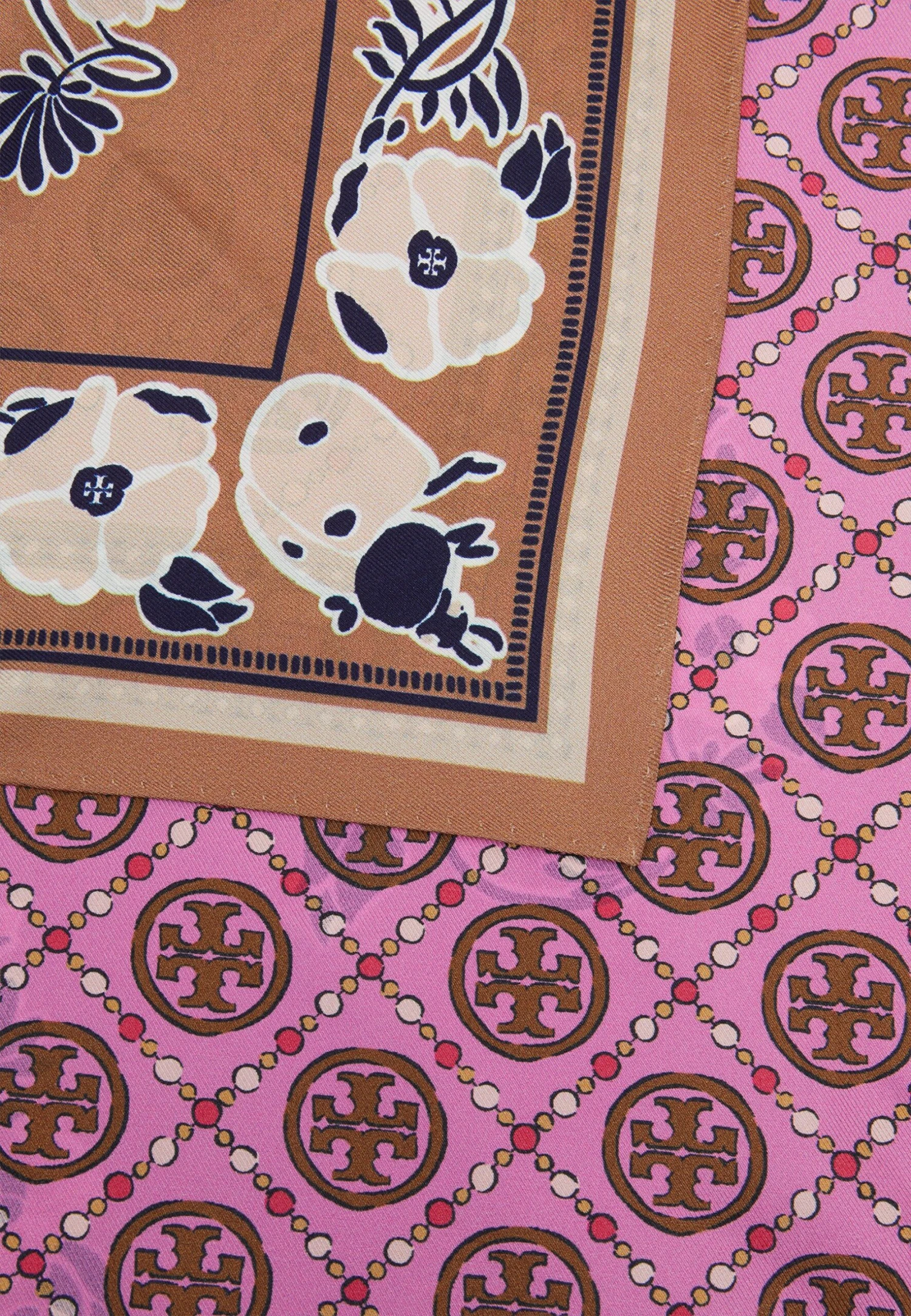 Tory Burch Medallion - Foulard - Brown 3 Tory Burch Medallion - Foulard - Brown - Image 3