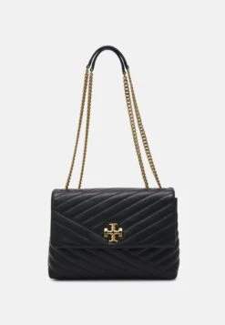 Tory Burch Kira Chevron Convertible Shoulder - Across Body Bag - Black