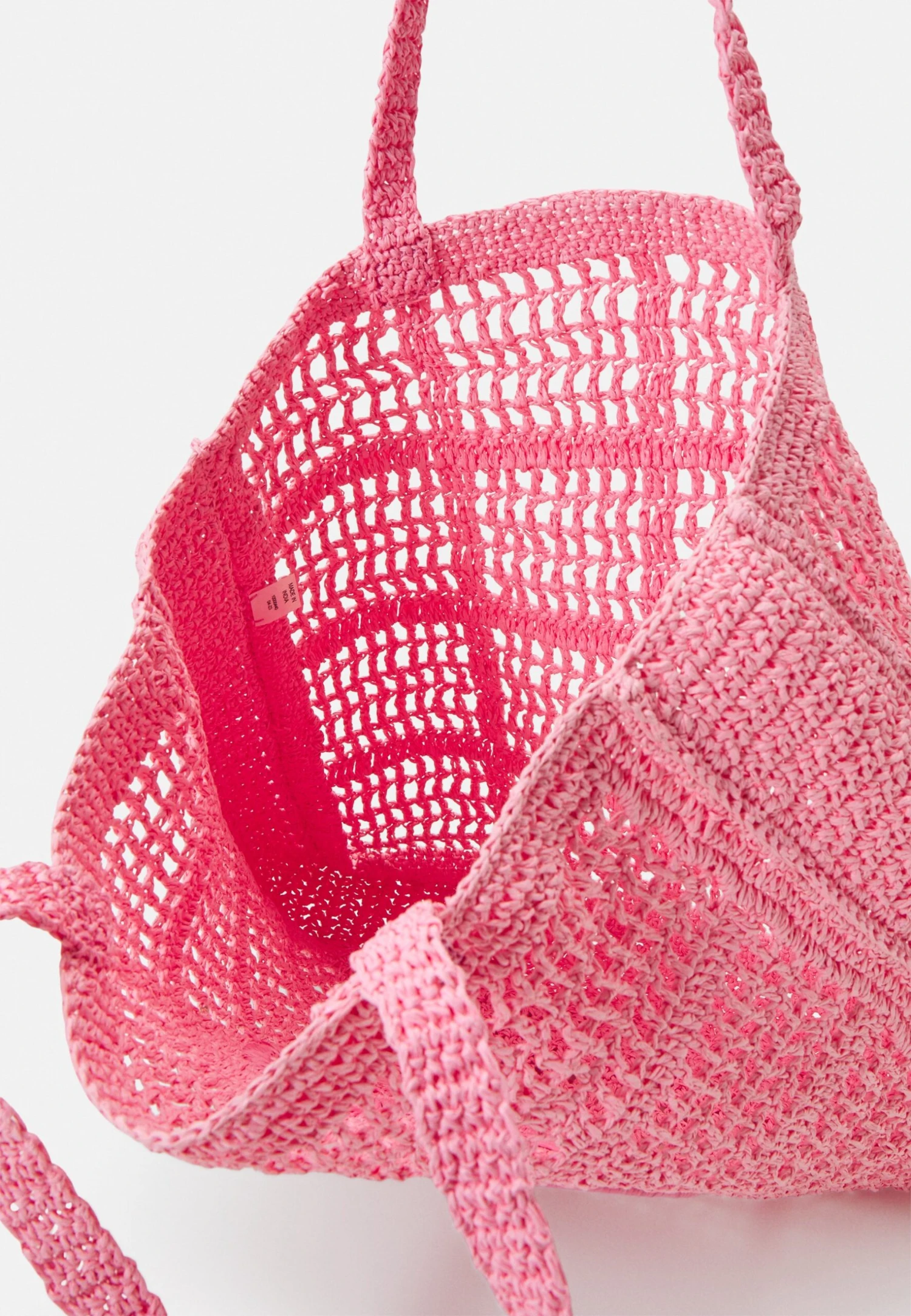 Tory Burch Ella Crochet Tote - Tote Bag - Pink 3 Tory Burch Ella Crochet Tote - Tote Bag - Pink - Image 3