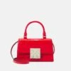 Tory Burch Trend Croc Embossed Mini- Across Body Bag - Candy Apple