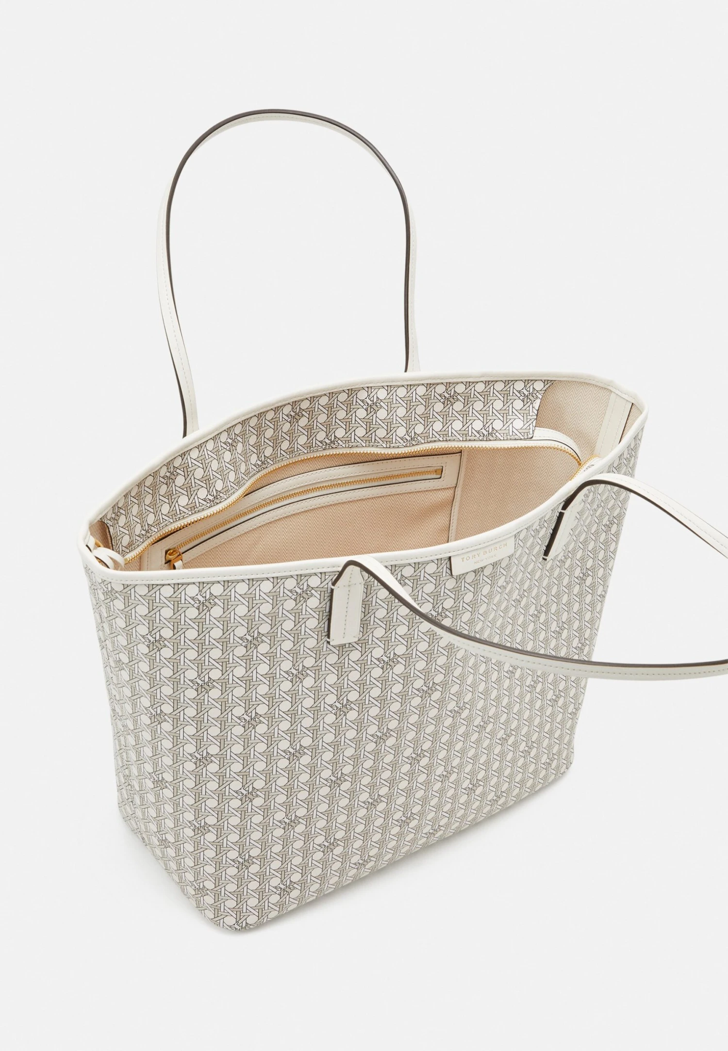 Tory Burch Basketweave Tote Set - Handbag - Offwhite 3 Tory Burch Basketweave Tote Set - Handbag - Offwhite - Image 3