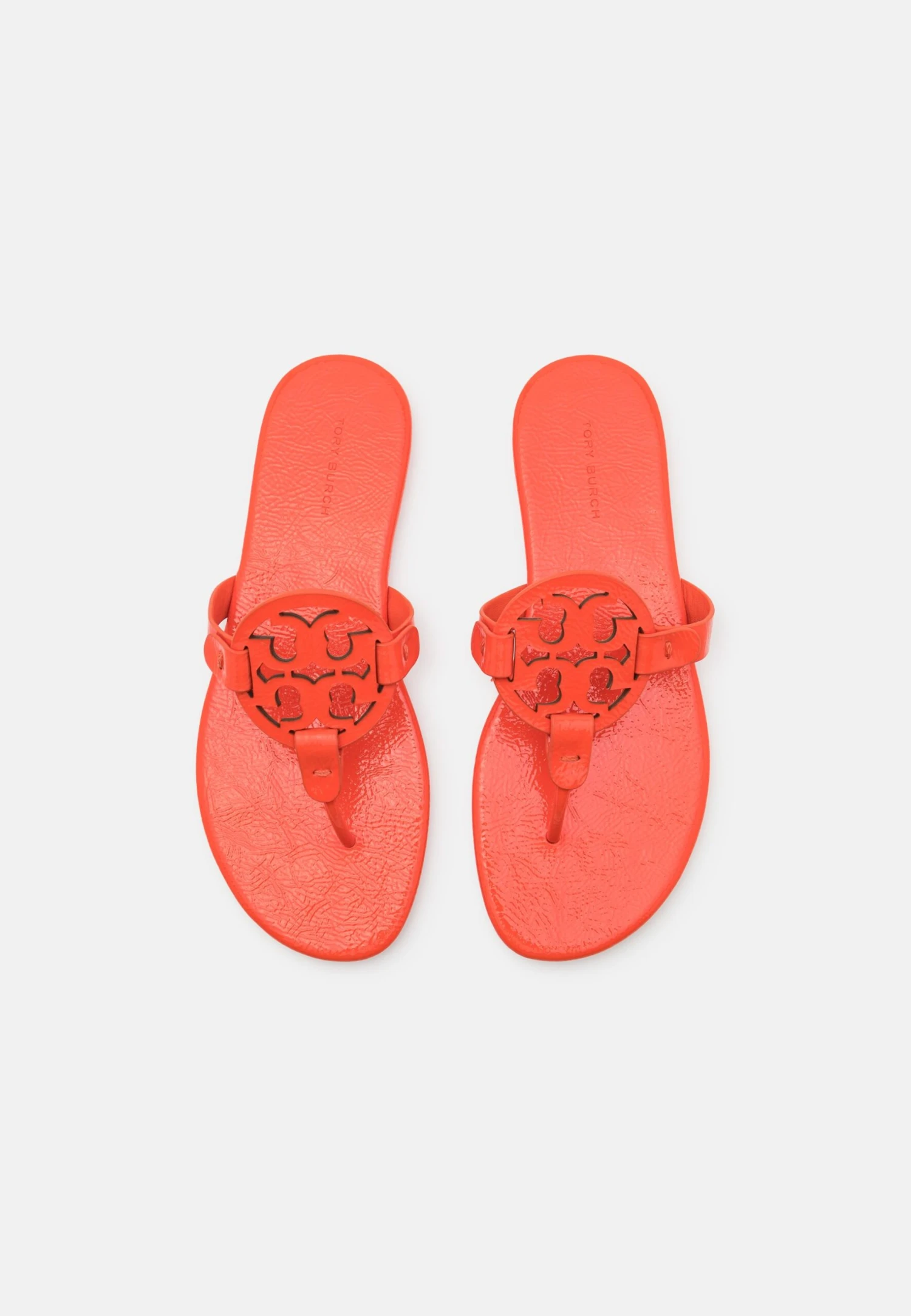 Tory Burch Miller Soft - T-Bar Sandals - Desert Flower Orange 5 Tory Burch Miller Soft - T-Bar Sandals - Desert Flower Orange - Image 5