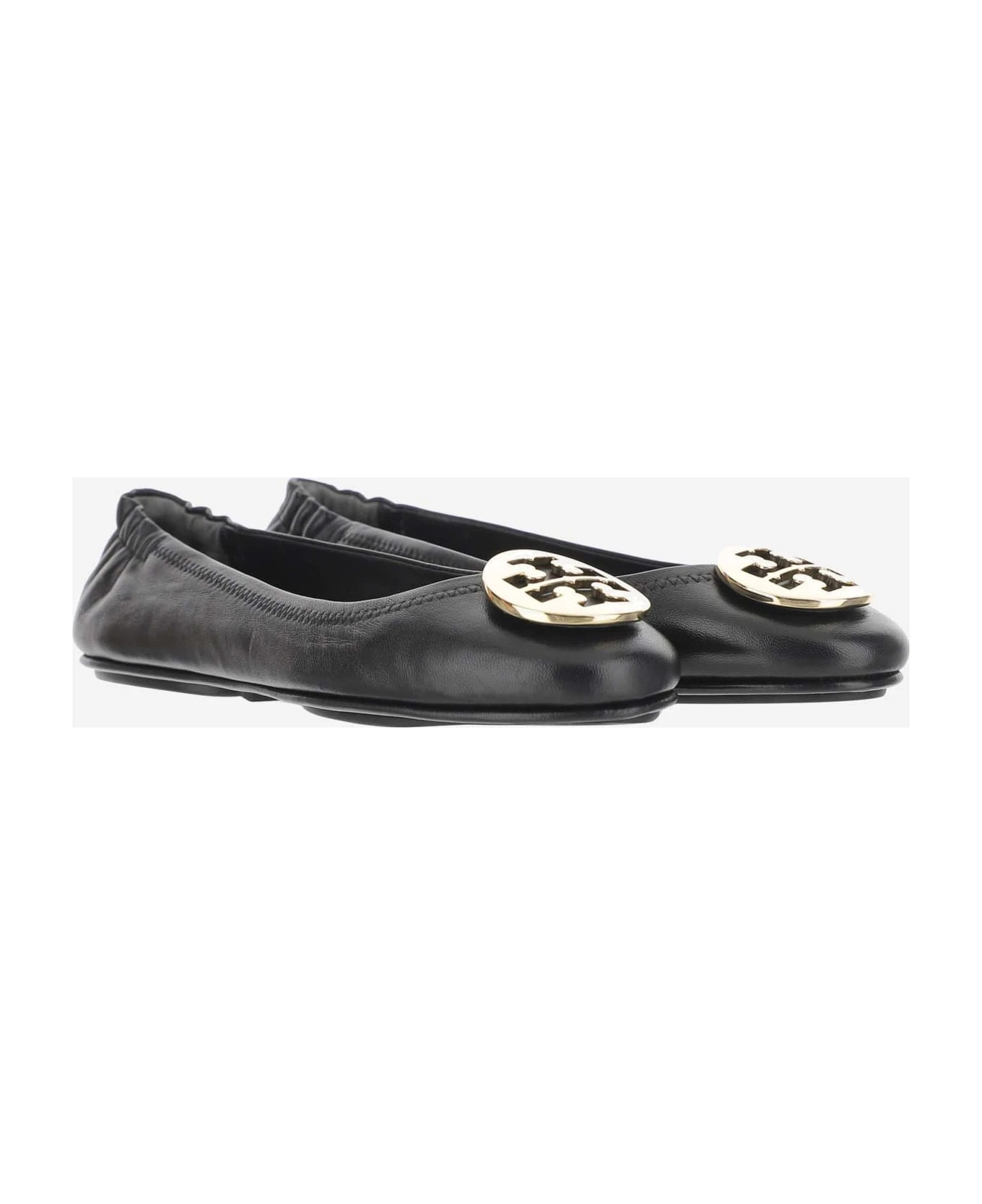 Tory Burch Minnie Leather Ballet Flats 3 Tory Burch Minnie Leather Ballet Flats - Image 3