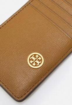 Tory Burch Robinson Top Zip Card Case - Wallet - Bistro Brown 7 Tory Burch Robinson Top Zip Card Case - Wallet - Bistro Brown -Tory Burch 886138bb711d4e2fb8ce26e593f5c63a