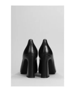 Tory Burch Jessa Pump 90 Pumps In Black Leather -Tory Burch 89a31665a1013cbf20bc7cf018eb3f60