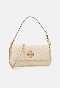 Tory Burch Kira Chevron Small Flap Shoulder - Handbag - New Cream