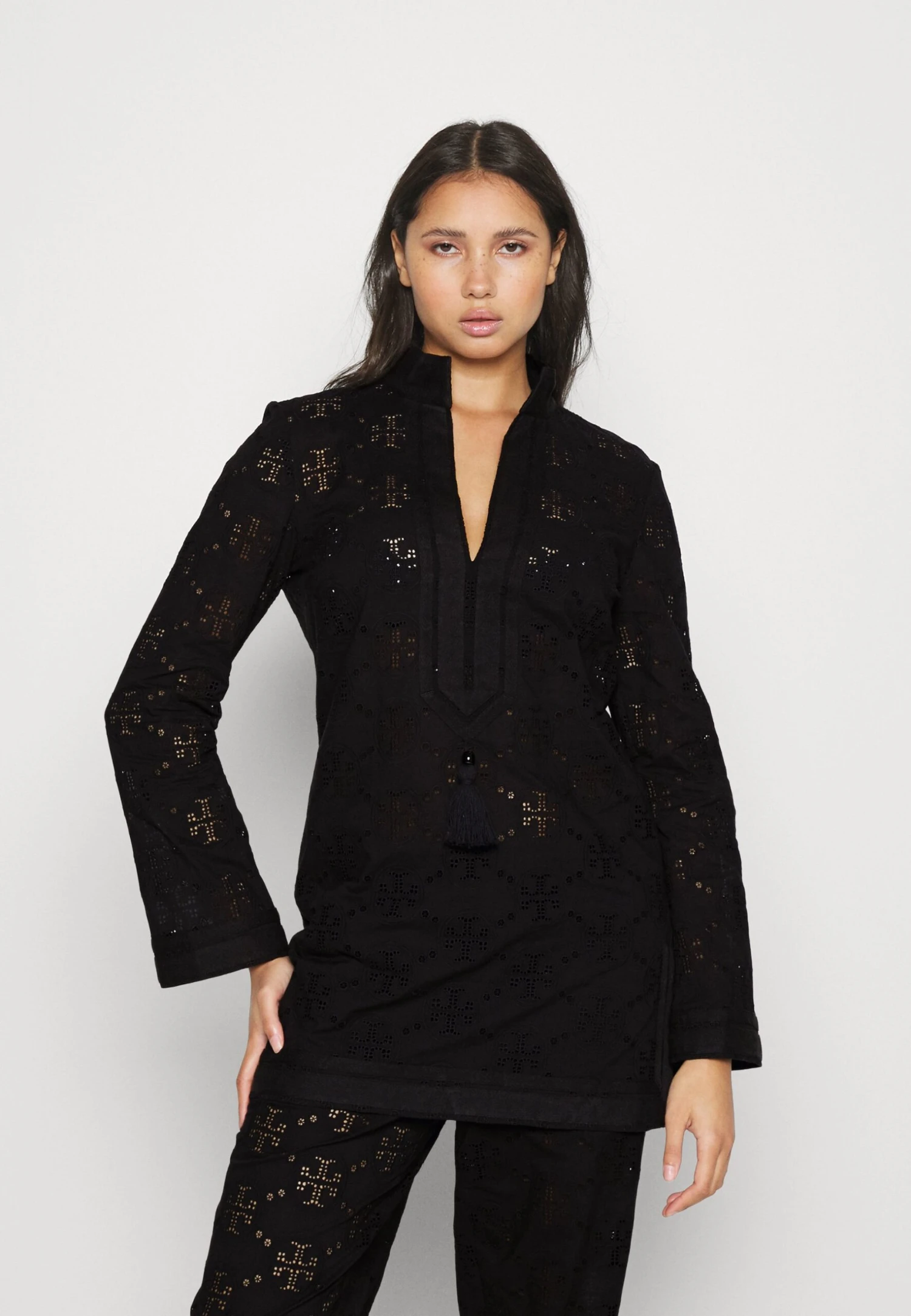 Tory Burch Tory Tunic - Beach Accessory - Black 1 Tory Burch Tory Tunic - Beach Accessory - Black