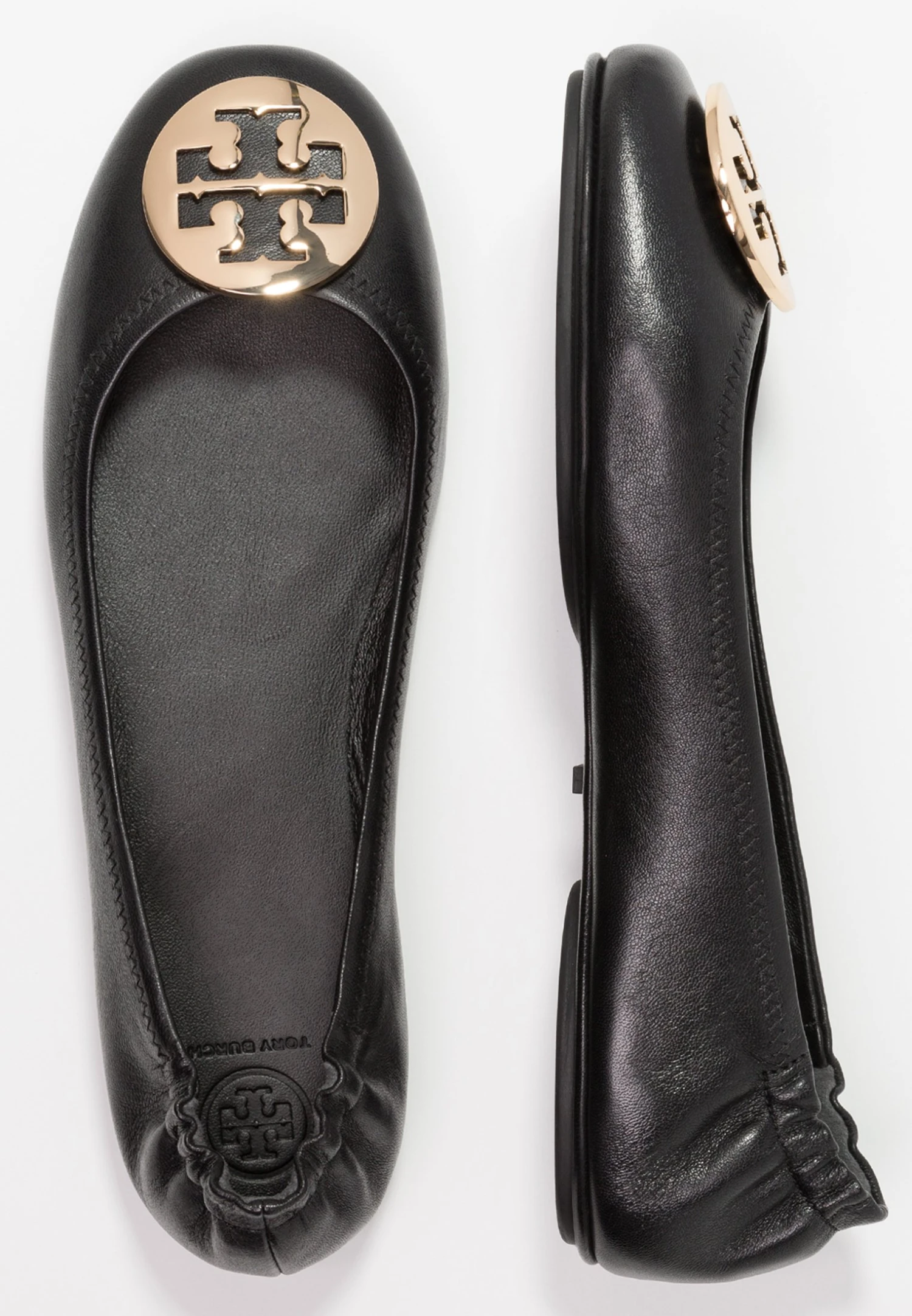 Tory Burch Minnie Travel Ballet- Ballet Pumps - Perfect Black/Gold 4 Tory Burch Minnie Travel Ballet- Ballet Pumps - Perfect Black/Gold - Image 4