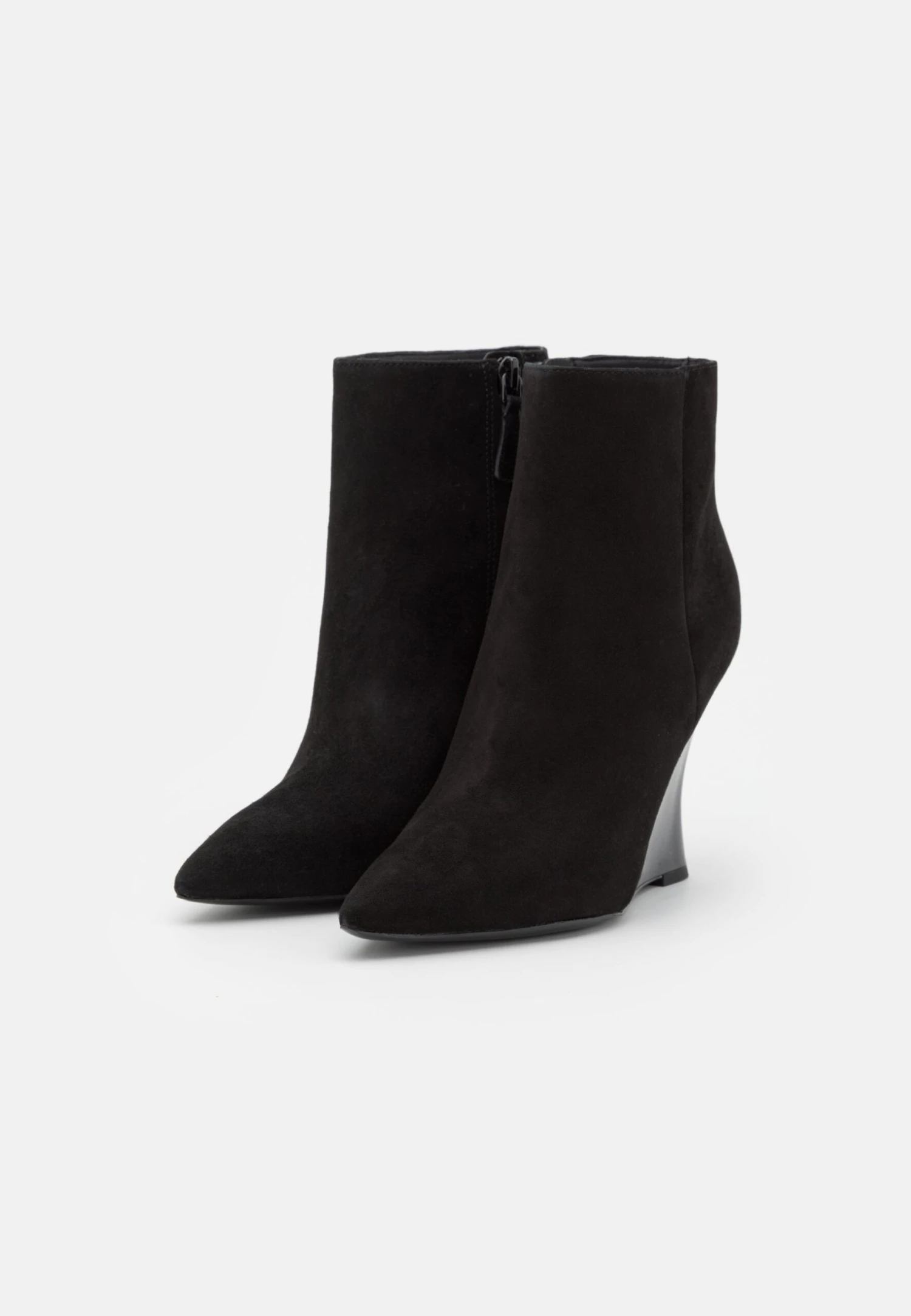 Tory Burch Sculpted Wedge - Wedge Ankle Boots - Nero 3 Tory Burch Sculpted Wedge - Wedge Ankle Boots - Nero - Image 3