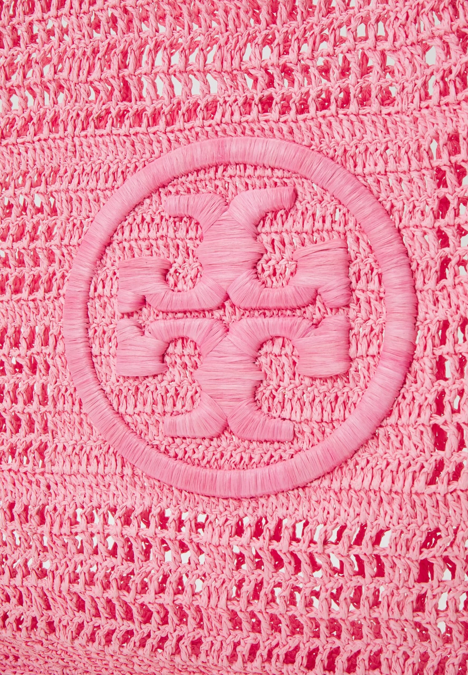 Tory Burch Ella Crochet Tote - Tote Bag - Pink 4 Tory Burch Ella Crochet Tote - Tote Bag - Pink - Image 4