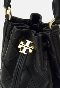 Tory Burch Fleming Soft Bucket Bag - Across Body Bag - Black -Tory Burch 99e312dedc3e46ec8b268672863c9647