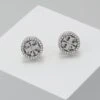Tory Burch Logo CircleEarring - Earrings - Silver/Crystal