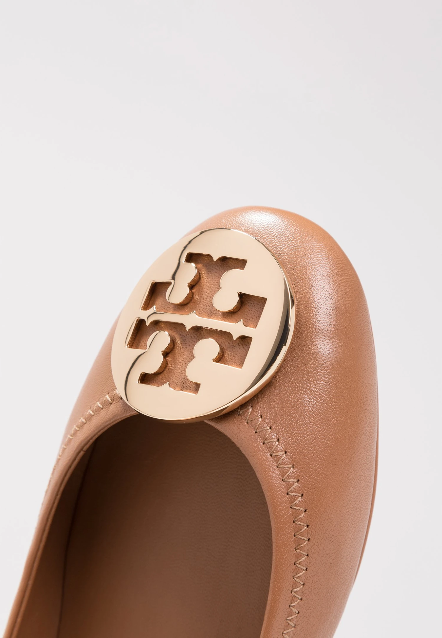 Tory Burch Minnie Travel Ballet- Ballet Pumps - Royal Tan/Gold 3 Tory Burch Minnie Travel Ballet- Ballet Pumps - Royal Tan/Gold - Image 3