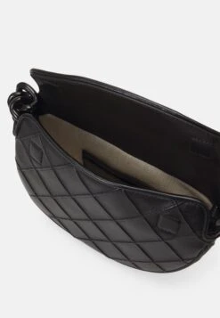 Tory Burch Mini Fleming Soft Crescent - Handbag - Black -Tory Burch 9c8c4923a28e4f3c8c3aa7e8d124aab6