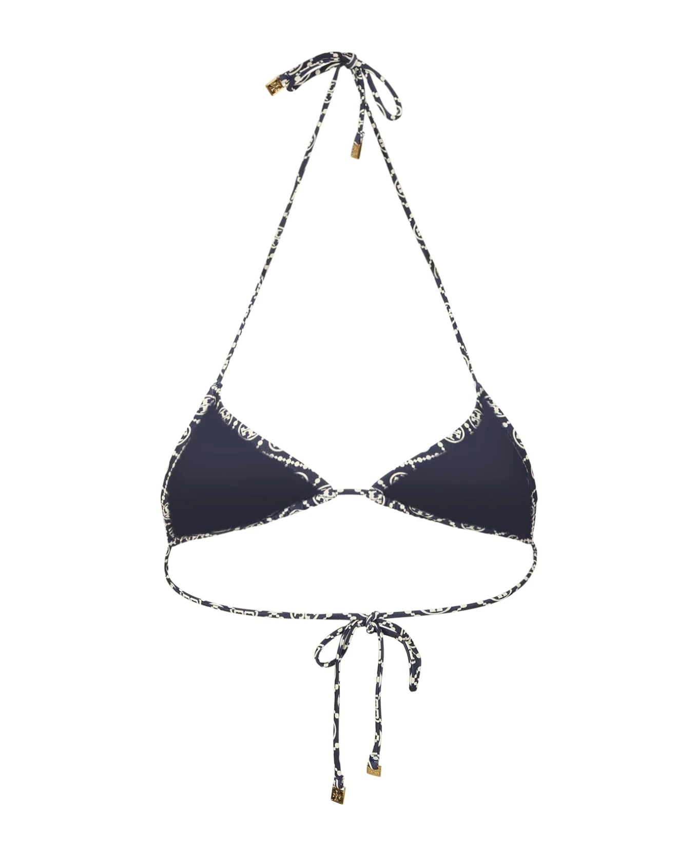 Tory Burch Monogram Print Bikini Top 2 Tory Burch Monogram Print Bikini Top - Image 2