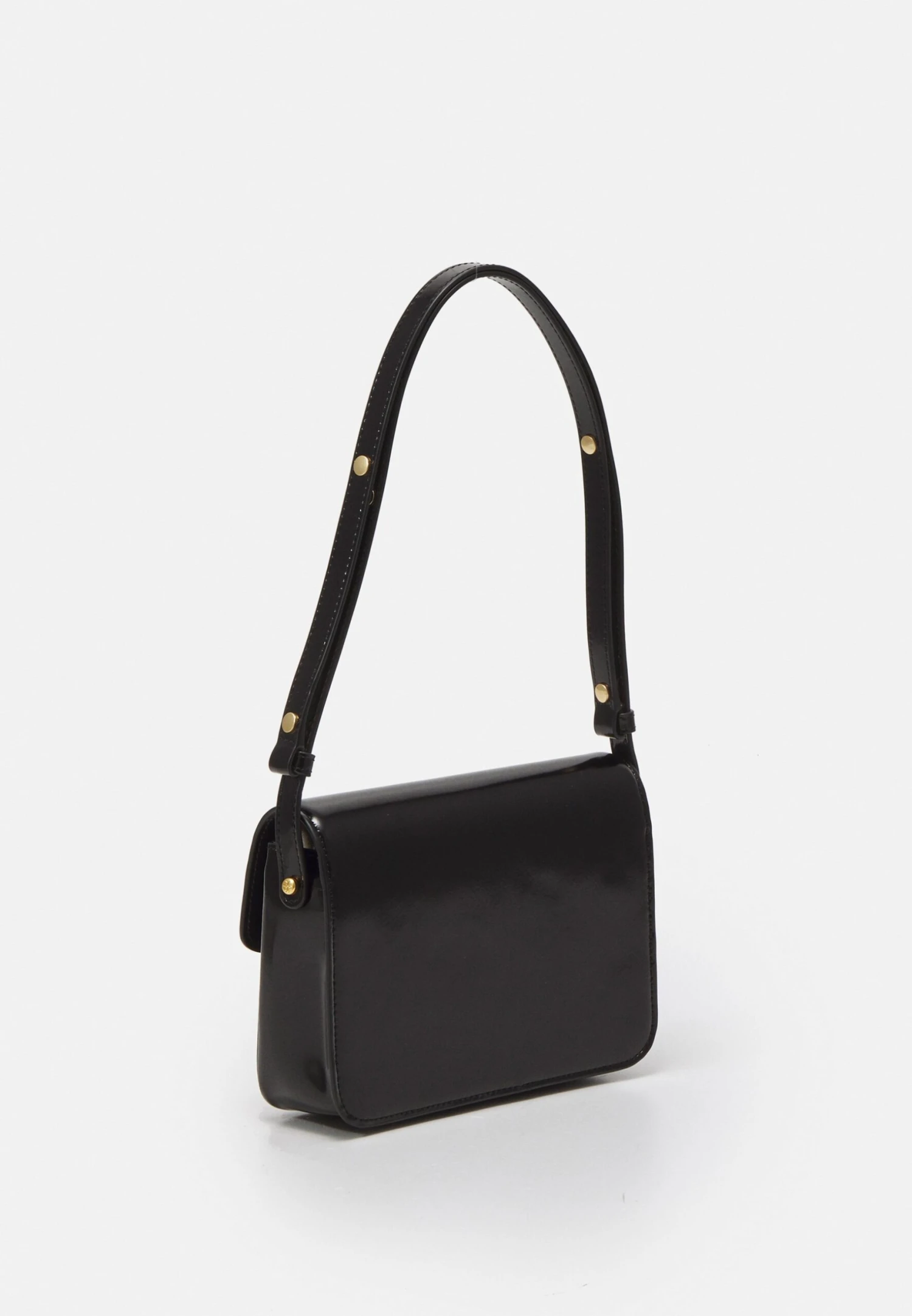 Tory Burch Robinson Spazzolato Convertible Shoulder Bag - Across Body Bag - Black 2 Tory Burch Robinson Spazzolato Convertible Shoulder Bag - Across Body Bag - Black - Image 2