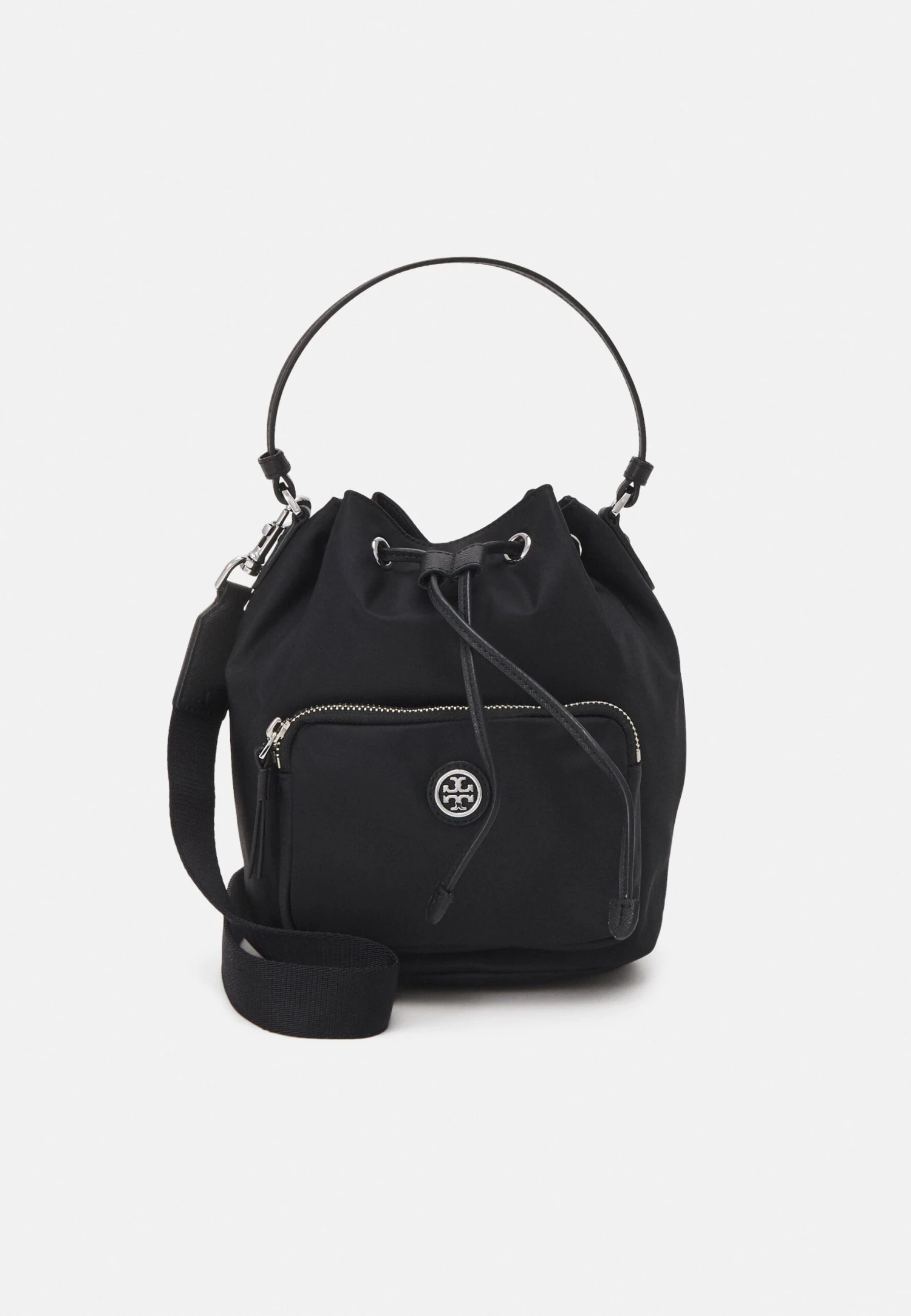 Tory Burch Virginia Bucket Bag - Across Body Bag - Black 1 Tory Burch Virginia Bucket Bag - Across Body Bag - Black