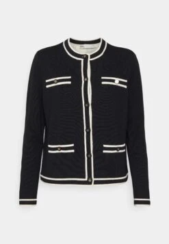 Tory Burch Kendra Cardigan - Cardigan - Black / French Cream 16 Tory Burch Kendra Cardigan - Cardigan - Black / French Cream -Tory Burch a2d6de273e98494591ebeb48ec4f5e9b