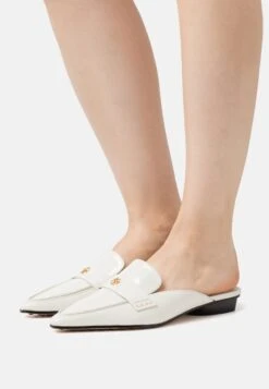 Tory Burch Pointed Ballet Loafer Mule - Mules - Pearl