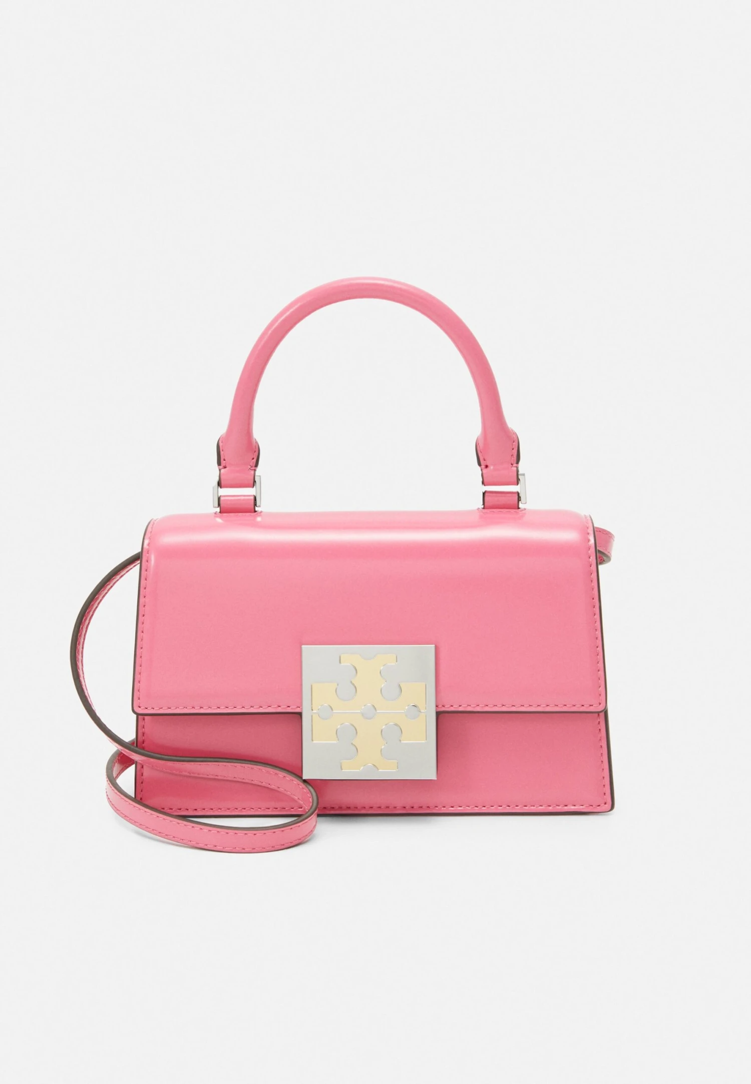 Tory Burch Trend Spazzolato Mini - Across Body Bag - Pink Love 1 Tory Burch Trend Spazzolato Mini - Across Body Bag - Pink Love