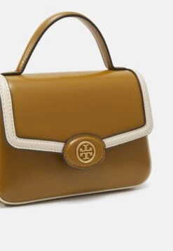 Tory Burch Robinson Color-Block Small Top-Handle Bag - Across Body Bag - Cumin 7 Tory Burch Robinson Color-Block Small Top-Handle Bag - Across Body Bag - Cumin -Tory Burch a8cf9610246146f5810bd7aa91a9d8f2